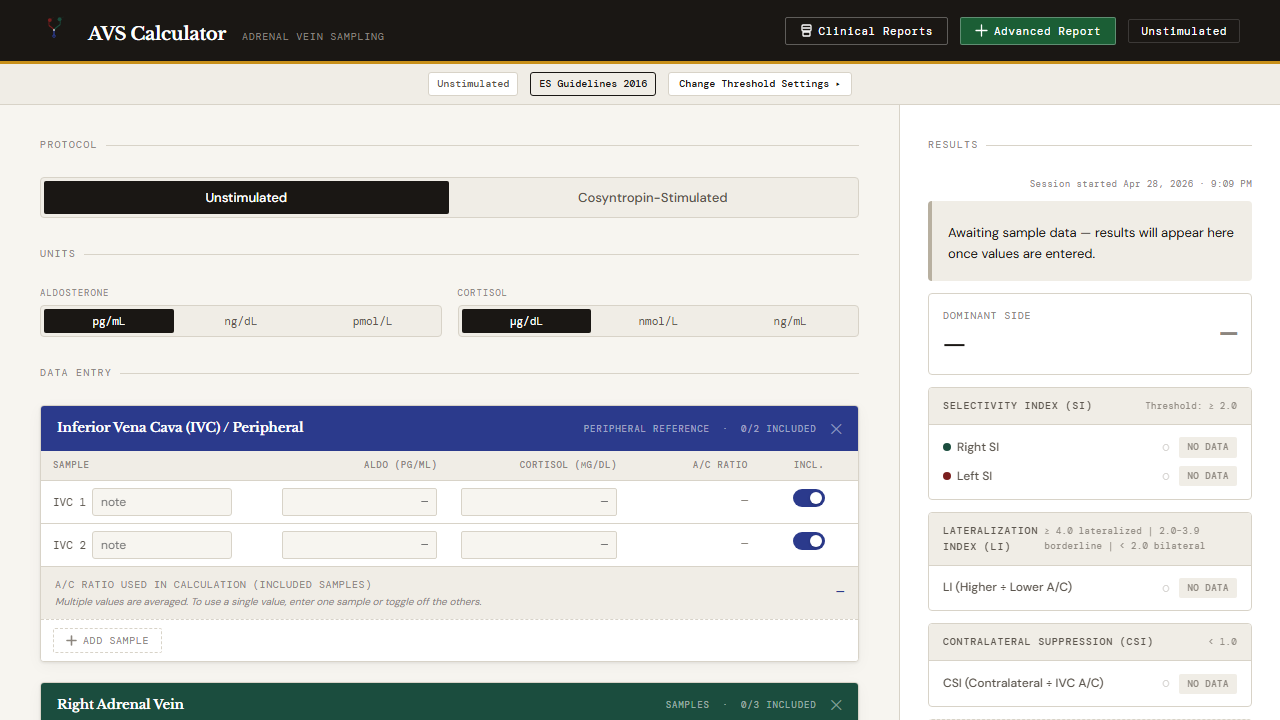 AVS Results screenshot